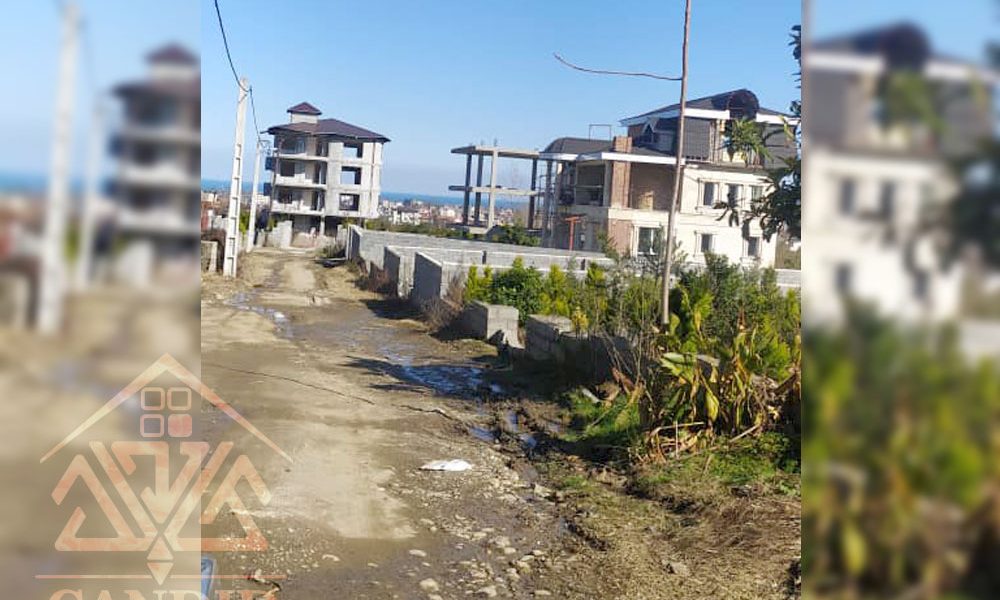 فروش زمین شمال زمین رامسر کد 107 و 108